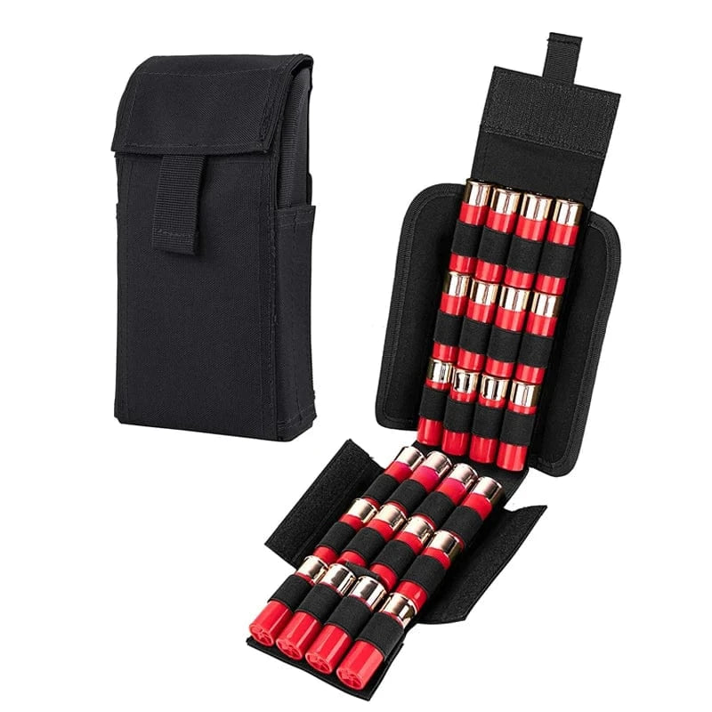 WARBELT V25 – 25-Round Tactical 12 Gauge Shotgun Shell Pouch (MOLLE Waist-Ready)