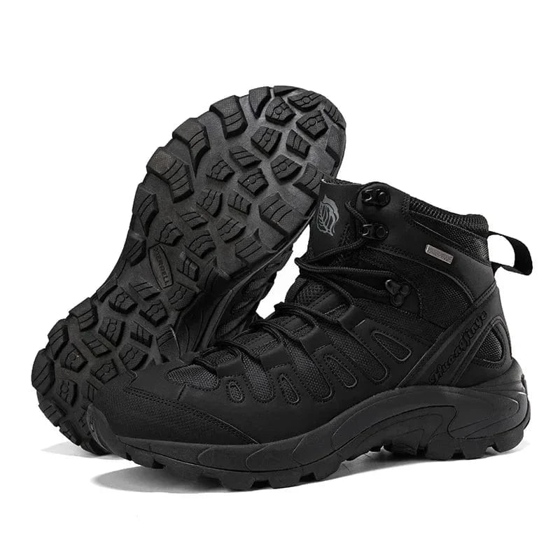 PHANTOM X1 – Tactical Canvas Boots, Lace-Up Ankle, EVA Sole, Outdoor Spring-Autumn Combat Style