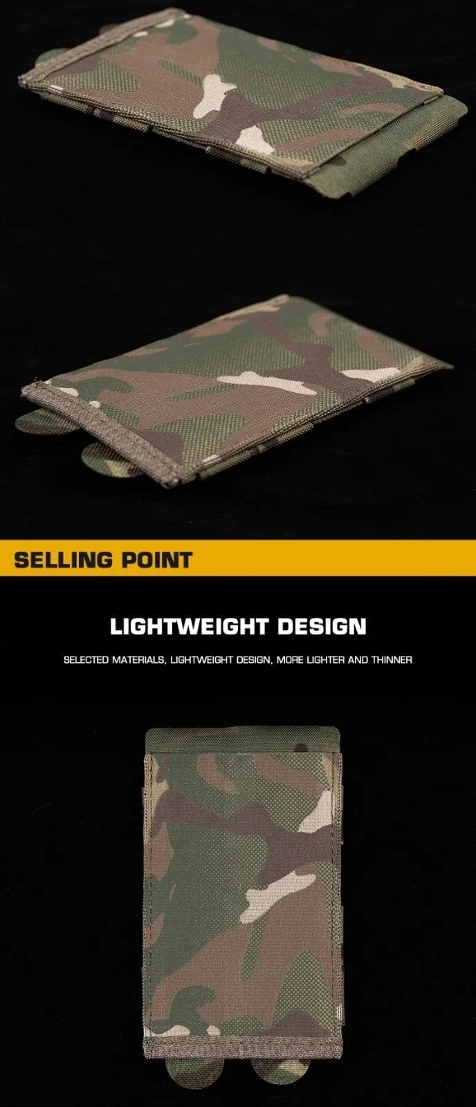 STRIKESHIFT MG-114 Elastic Mag Pouch – MOLLE Tactical 5.56 Stretch Utility Carrier