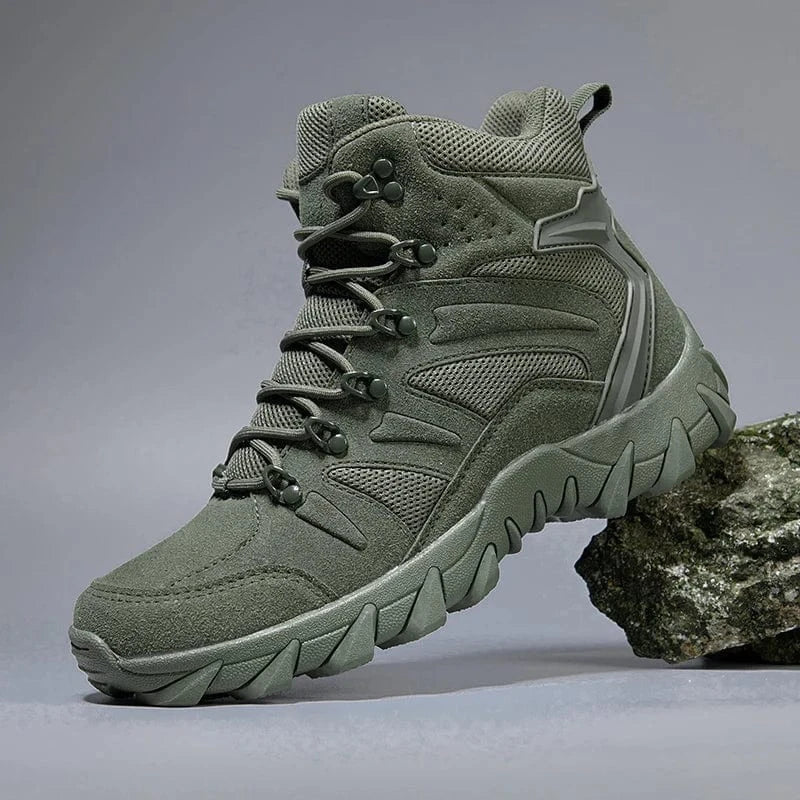 HELLRAID X7 – Tactical Combat Boots, Side-Zip, Mid-Calf, Reinforced Sole, Ops-Ready