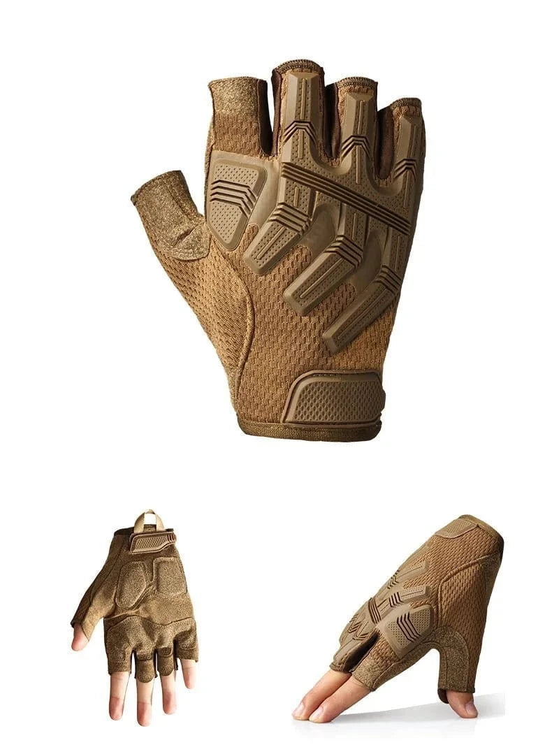 GHOSTCUT F2 Fingerless Gloves Non-slip Breathable Half Finger Mitterns