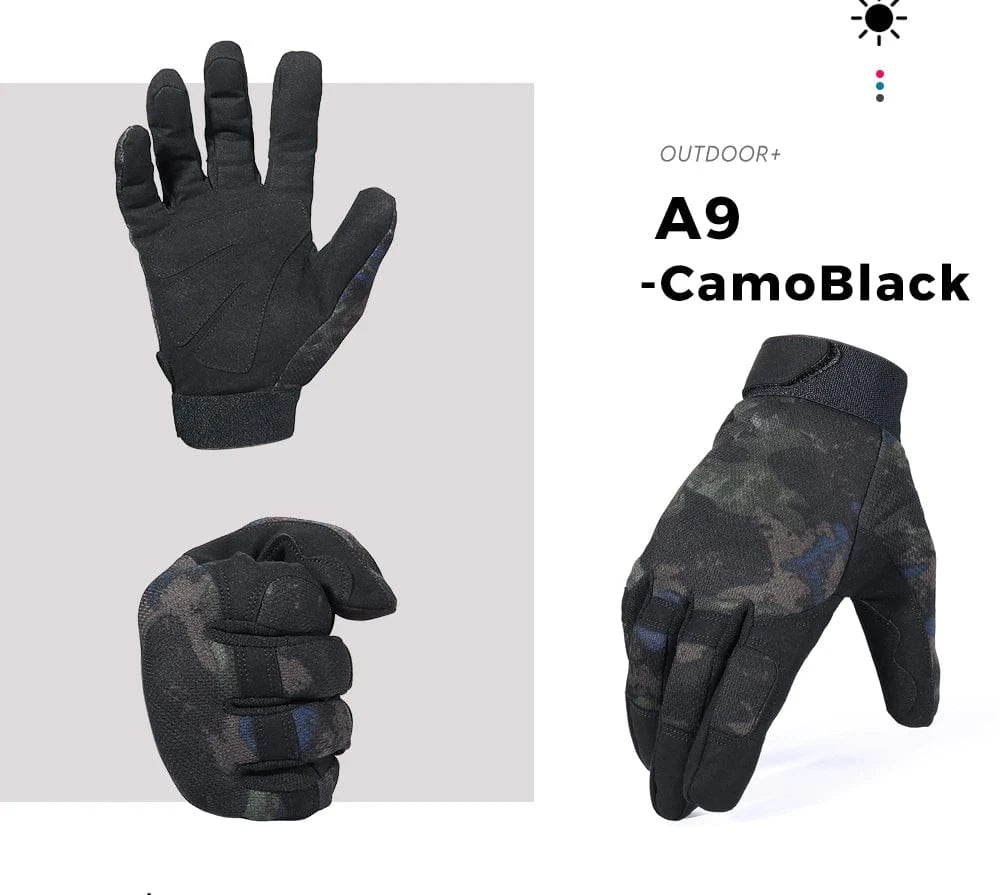 VANGUARD Z3 – Tactical Combat Gloves, Full-Finger, Reinforced Grip, Touchscreen-Ready