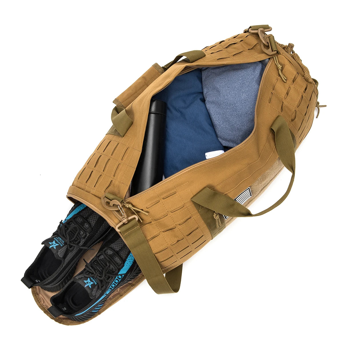 RECON 40L Tactical Weekender – Compact Tactical Travel & Ops Bag with Gear Compartment