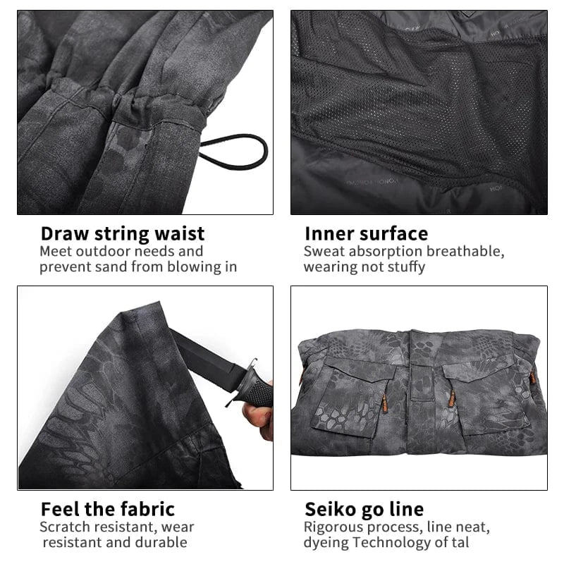 M65 WARCORE TACTICAL JACKET – Waterproof Military Field Shell with 10 Gear Pockets