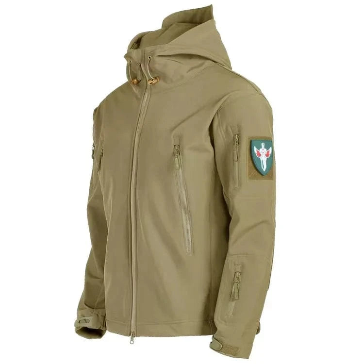 SHARKSKIN TACTICAL V7 – Fleece-Lined Waterproof Soft Shell Combat Jacket