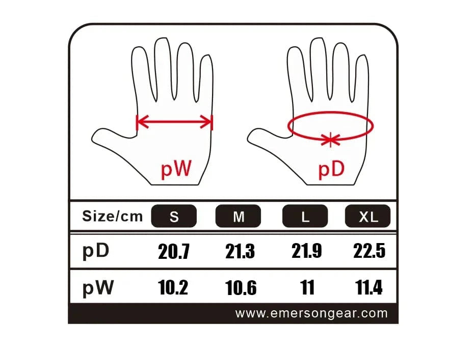 EMERSONGEAR EM9347 – Tactical Full Finger Combat Gloves
