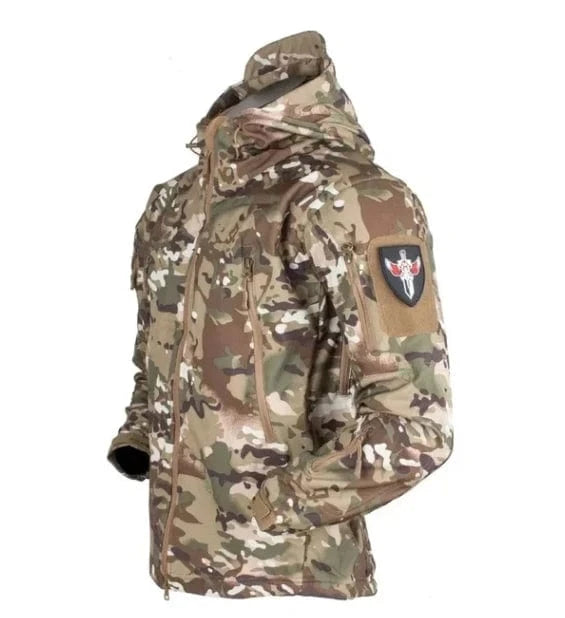 SHADOWCORE TACTICAL SET – Waterproof Fleece-Lined Soft Shell Combat Jacket & Pants
