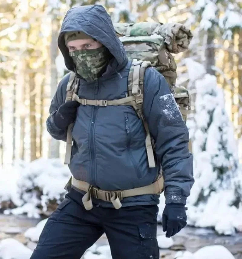 L7 Winter Warm Waterproof Jacket Parkas Men Windbreaks Hunting Tactical Hunting Camping Hiking Down Jacket Polar Region Coat