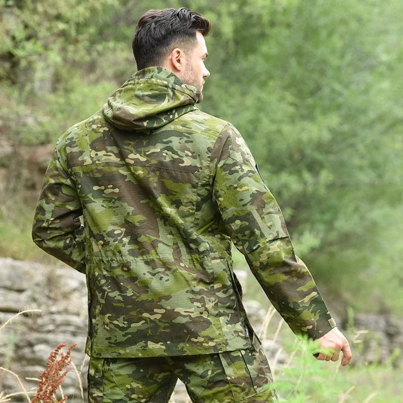 M65 WARCORE TACTICAL JACKET – Waterproof Military Field Shell with 10 Gear Pockets