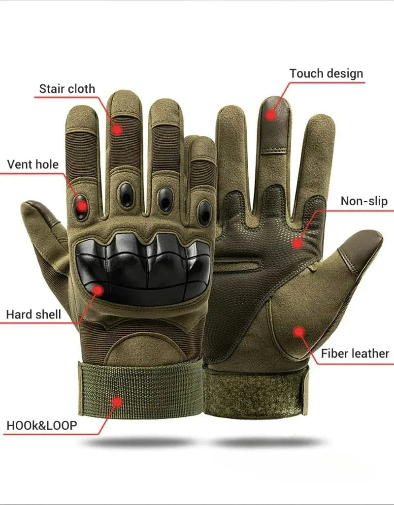 PHANTOMGRIP V2 – Tactical Waterproof Combat Gloves (Full & Half-Finger)