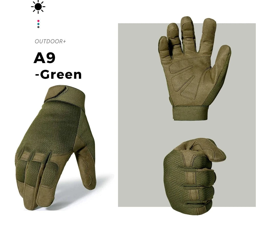 VANGUARD Z3 – Tactical Combat Gloves, Full-Finger, Reinforced Grip, Touchscreen-Ready