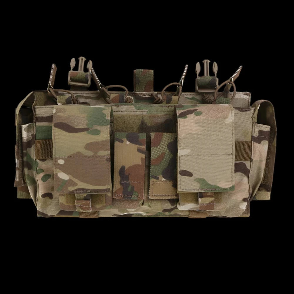 EMERSONGEAR Tactical MF Gen IV Chest Rig – 500D Nylon Placard Mag Carrier