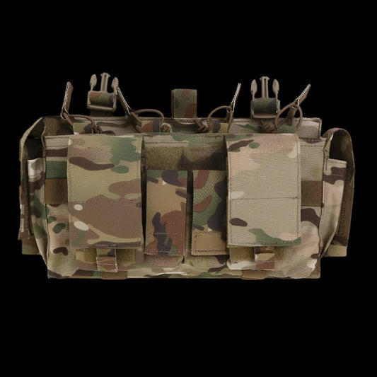 EMERSONGEAR Tactical MF Gen IV Chest Rig – 500D Nylon Placard Mag Carrier