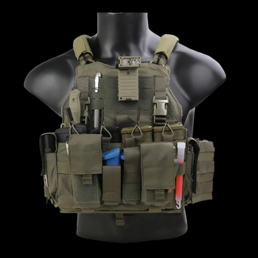 EMERSONGEAR Tactical MF Gen IV Chest Rig – 500D Nylon Placard Mag Carrier