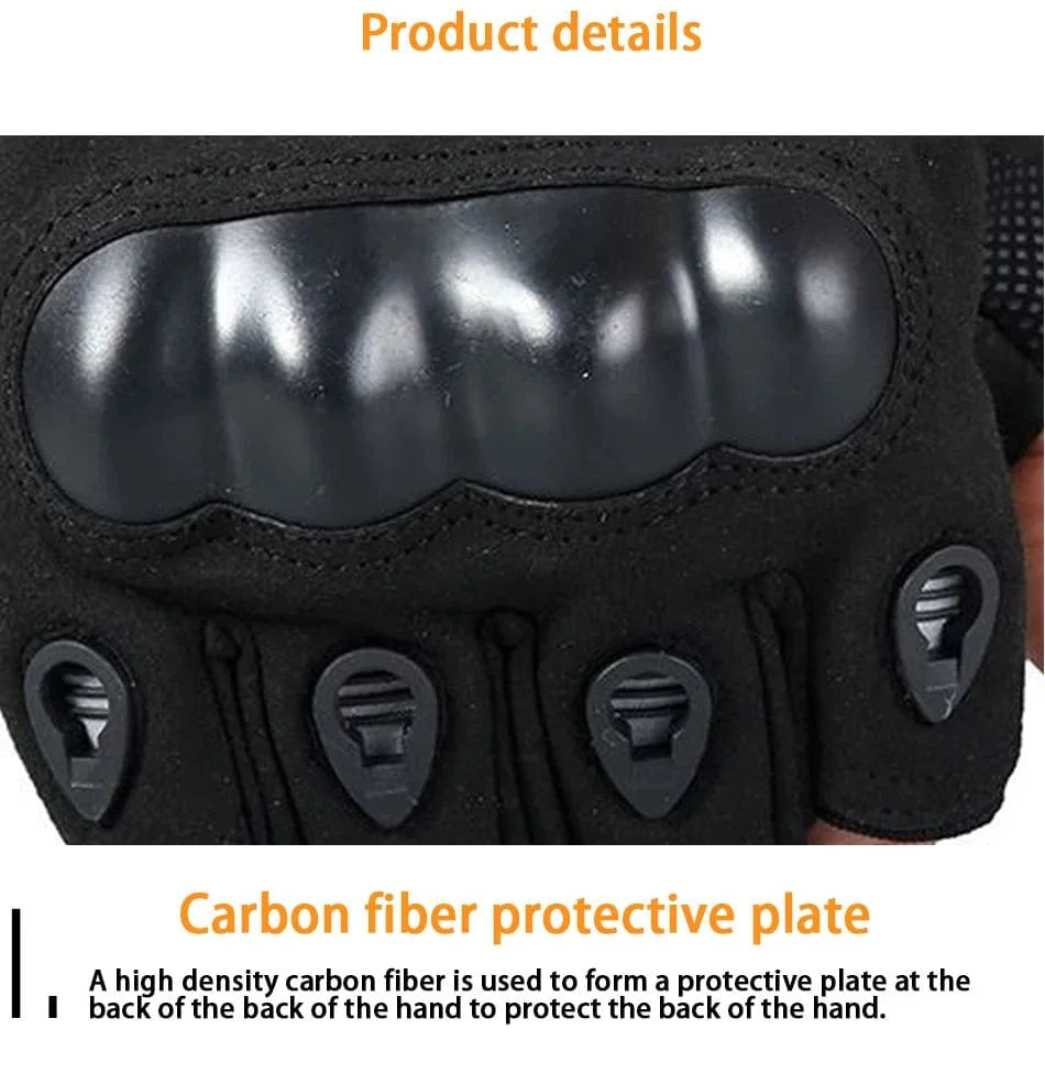 IRONHIDE V5 – Tactical Half-Finger Shell Gloves