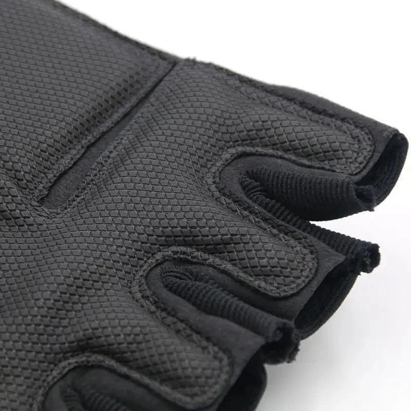 IRONHIDE V5 – Tactical Half-Finger Shell Gloves