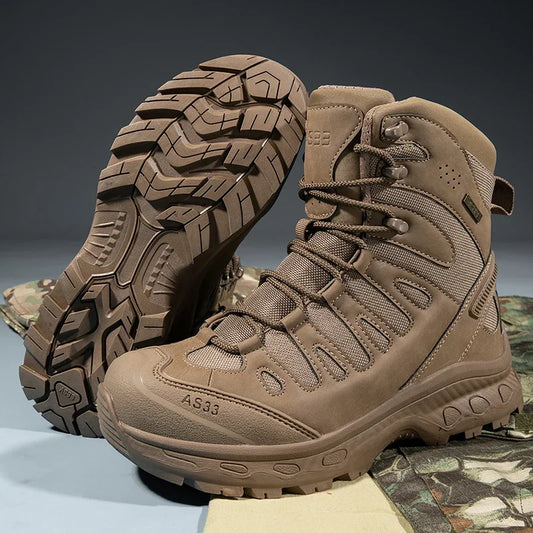 OUTRIDER V1 – Tactical Ankle Boots, Zip-Up, Waterproof, Climbing-Grade Desert Soles