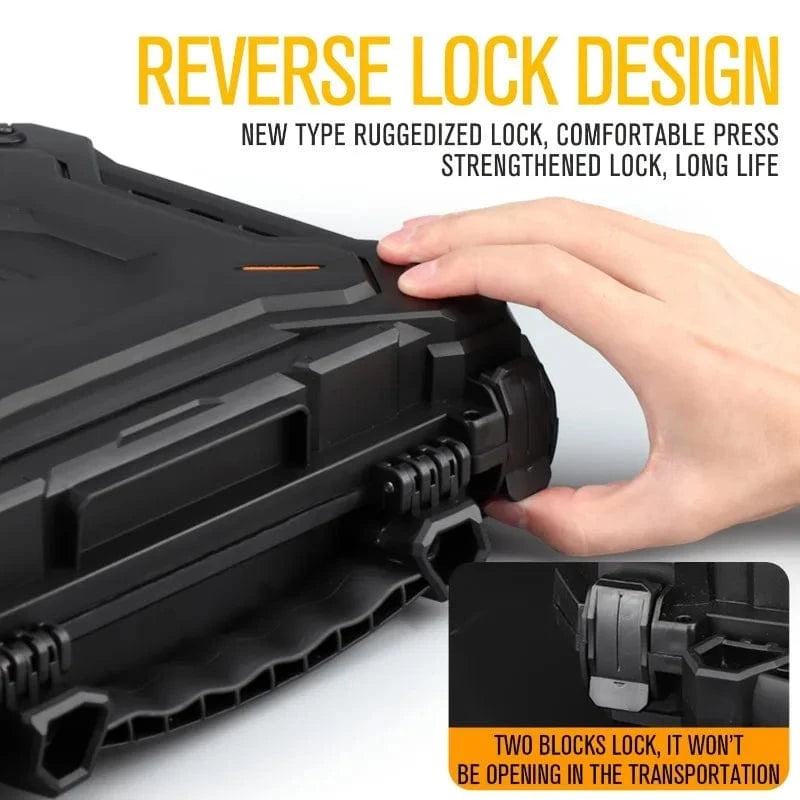 BLACKVAULT R5 Portable Tactical Gun Safe – Waterproof Dustproof EVA Lockbox