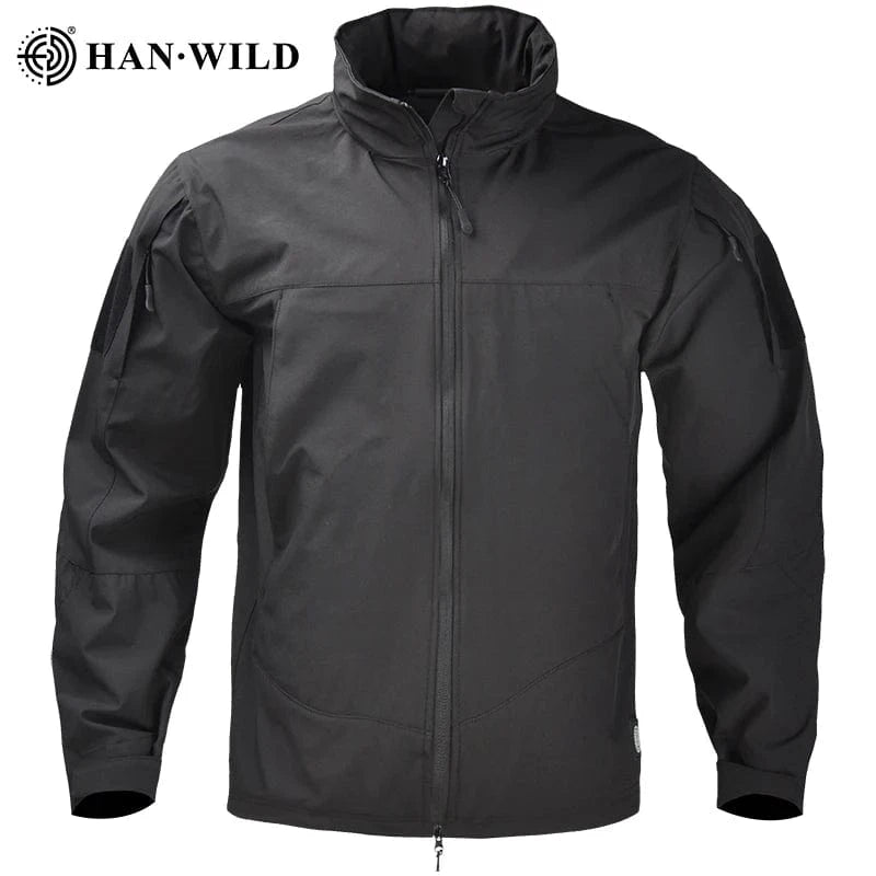 STALKER OPS HOODED TACTICAL JACKET – Waterproof Combat Shell with 6 Gear Pockets