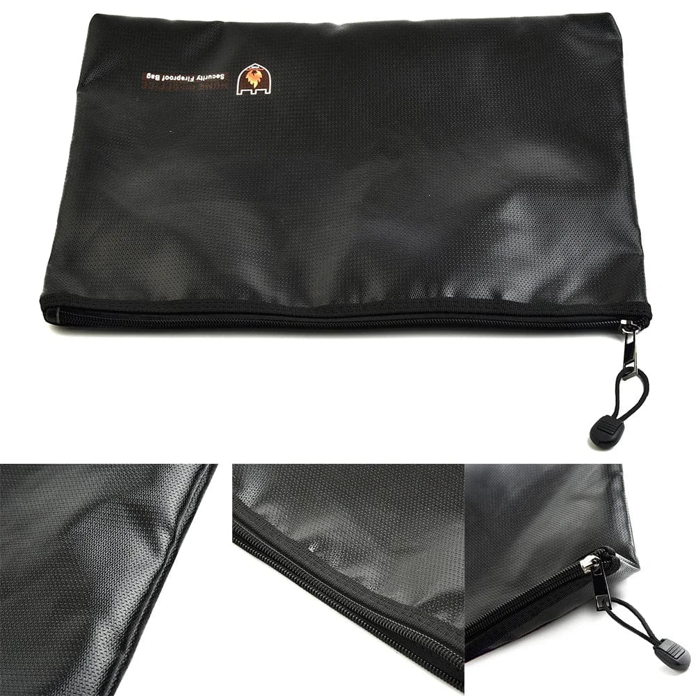 FIREGUARD LZ-7 Tactical Document Pouch – Fireproof Waterproof Bag for Secure ID & Valuables