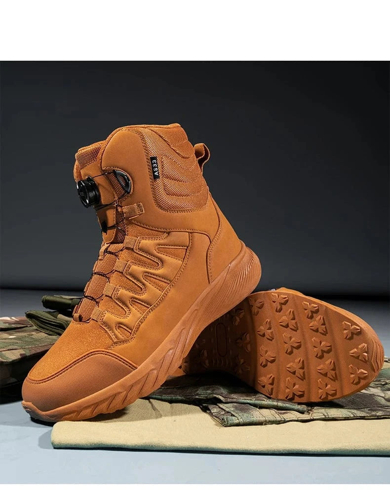 RAIDCORE V6 – Tactical Ankle Boots, Zip-Up, Waterproof, Desert-Ready Combat Sole