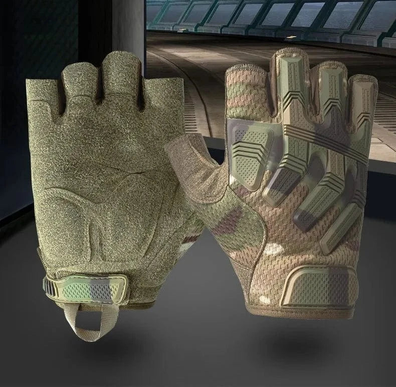 GHOSTCUT F2 Fingerless Gloves Non-slip Breathable Half Finger Mitterns