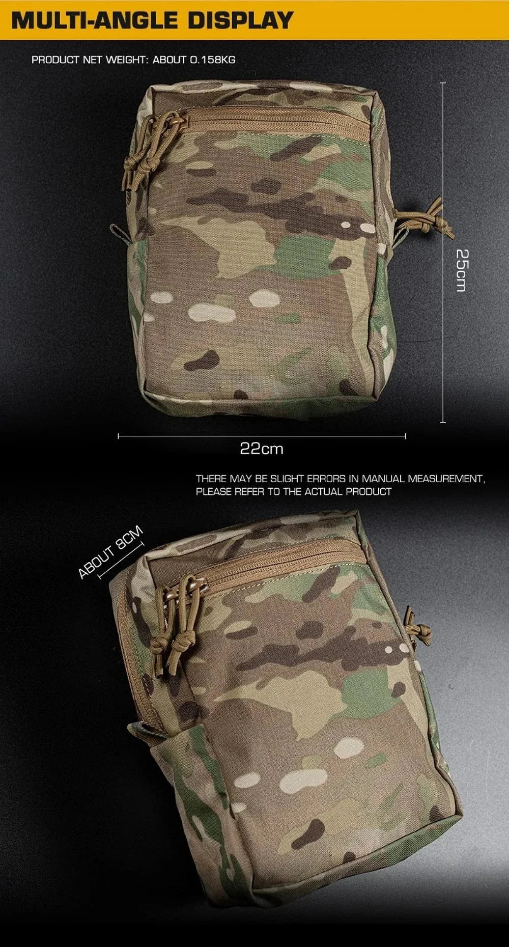 NOMAD GP-X18 TALL – Tactical Utility Pouch for NVG & Equipment