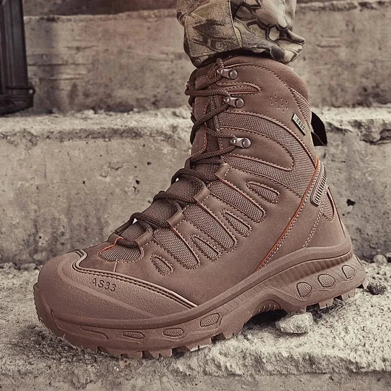 OUTRIDER V1 – Tactical Ankle Boots, Zip-Up, Waterproof, Climbing-Grade Desert Soles