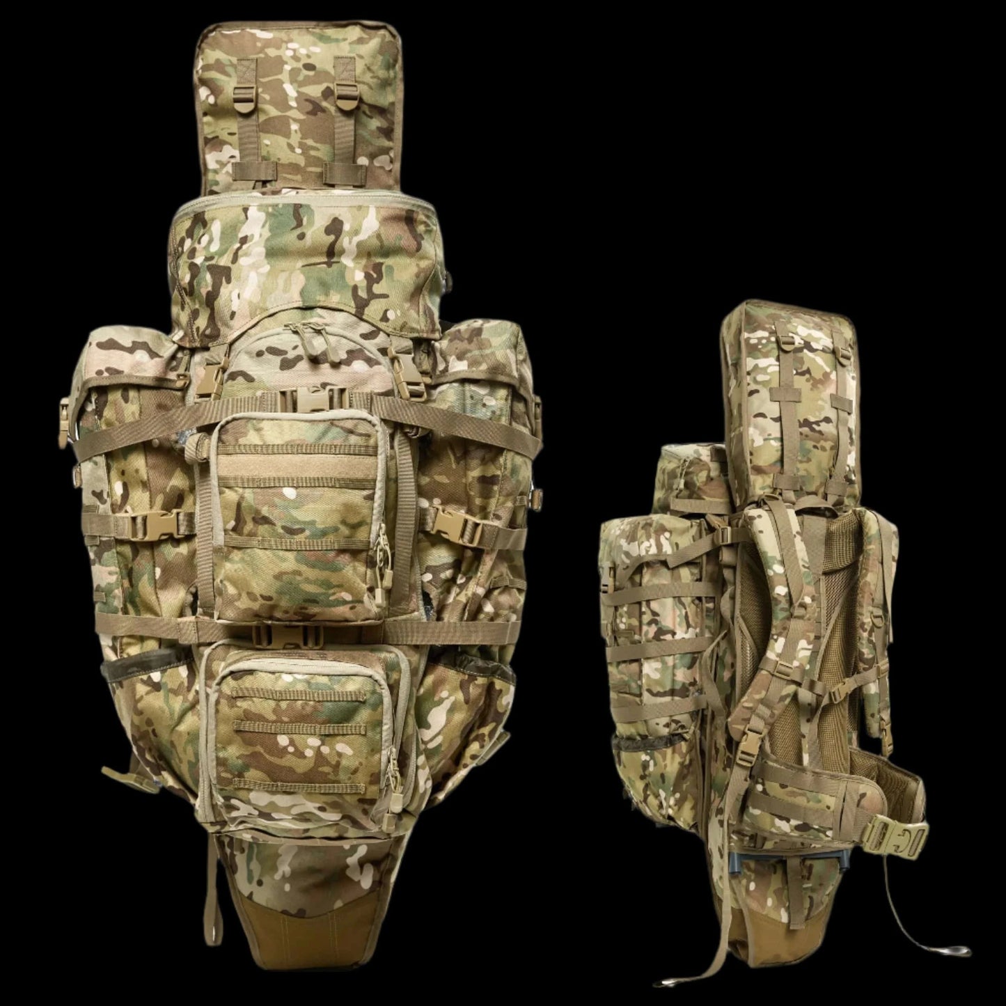 AKMAX G4 Sniper Operation Pack – Tactical Rifle Carrier Rucksack with Hydration System (80L)
