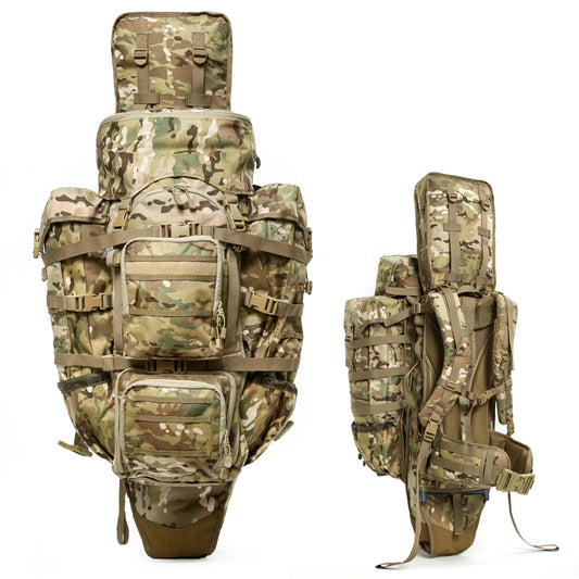 AKMAX G4 Sniper Operation Pack – Tactical Rifle Carrier Rucksack with Hydration System (80L)