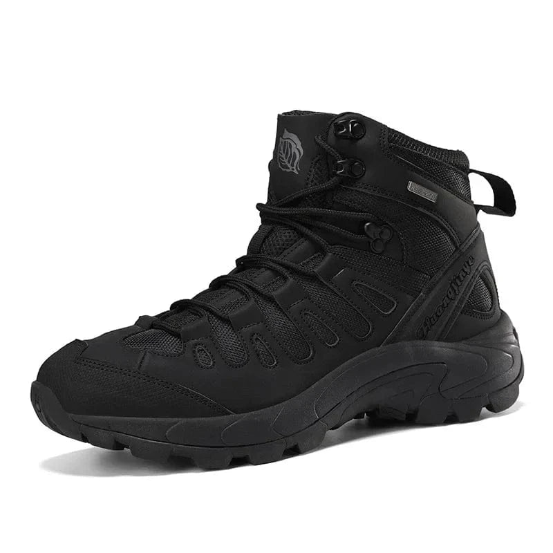 PHANTOM X1 – Tactical Canvas Boots, Lace-Up Ankle, EVA Sole, Outdoor Spring-Autumn Combat Style