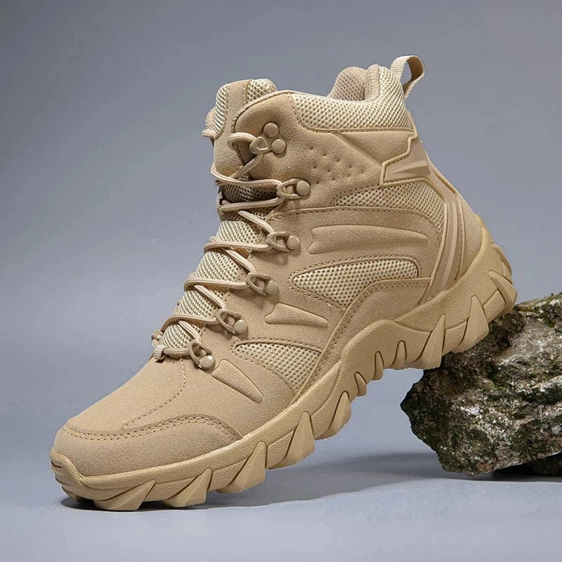 HELLRAID X7 – Tactical Combat Boots, Side-Zip, Mid-Calf, Reinforced Sole, Ops-Ready