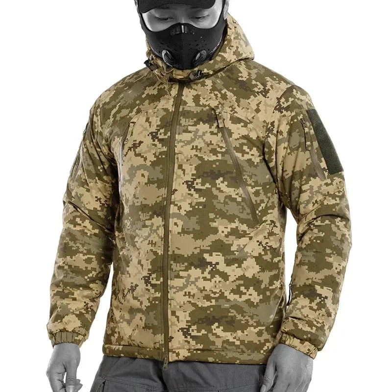 L7 Winter Warm Waterproof Jacket Parkas Men Windbreaks Hunting Tactical Hunting Camping Hiking Down Jacket Polar Region Coat
