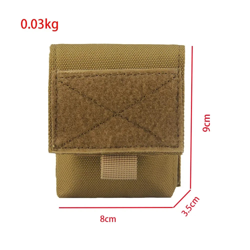 WARFANG LB-23 Mini Tactical Utility Pouch – MOLLE-Ready Wallet Holster for EDC & Field Ops