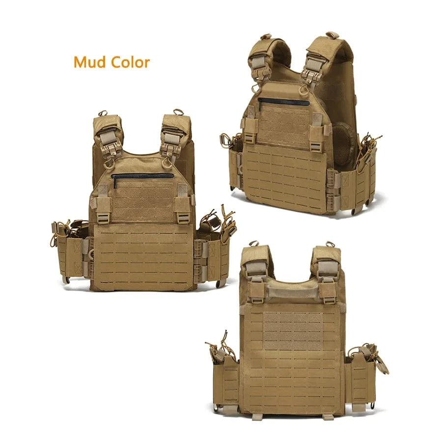 IRONFIELD V5 MOLLE CARRIER – Quick Release Vest, 1000D Waterproof Shell
