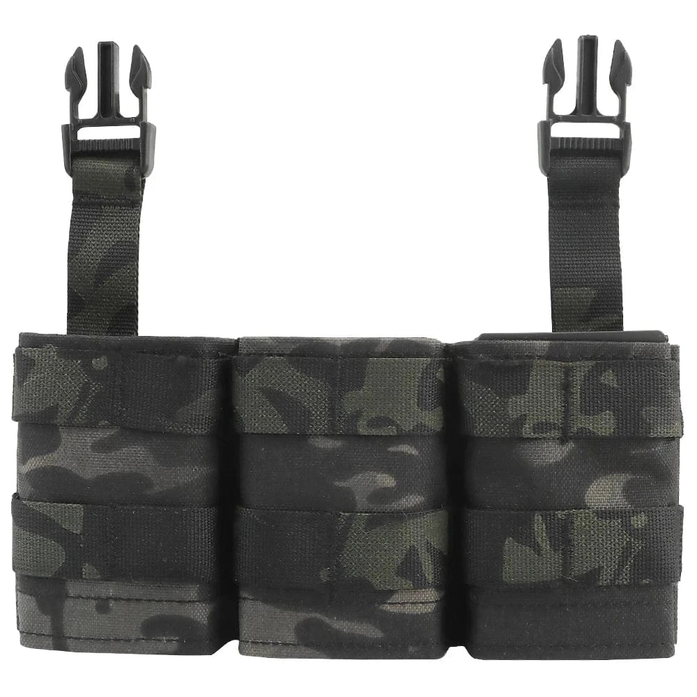FAST 5.56 Triple Mag Bag – Tactical MOLLE Magazine Carrier (Medium)