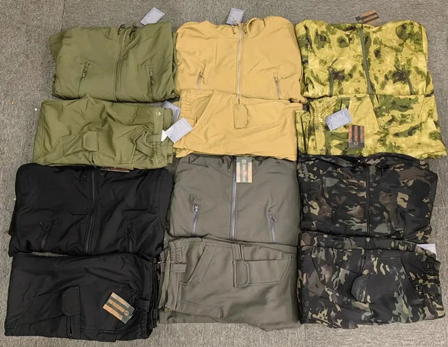 SHADOWCORE TACTICAL SET – Waterproof Fleece-Lined Soft Shell Combat Jacket & Pants
