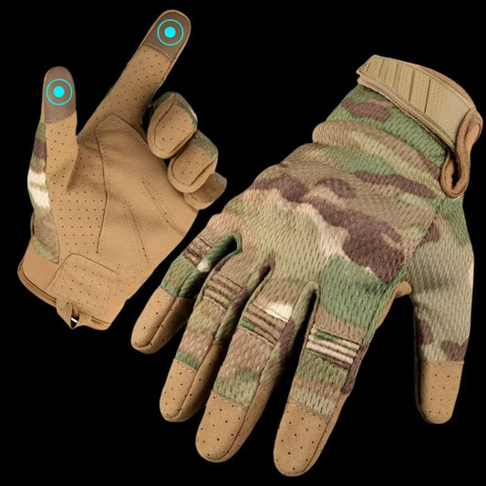STRIKEFORCE V4 – Tactical Touchscreen Full-Finger Combat Gloves