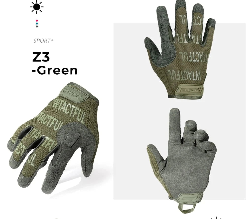 VANGUARD Z3 – Tactical Combat Gloves, Full-Finger, Reinforced Grip, Touchscreen-Ready