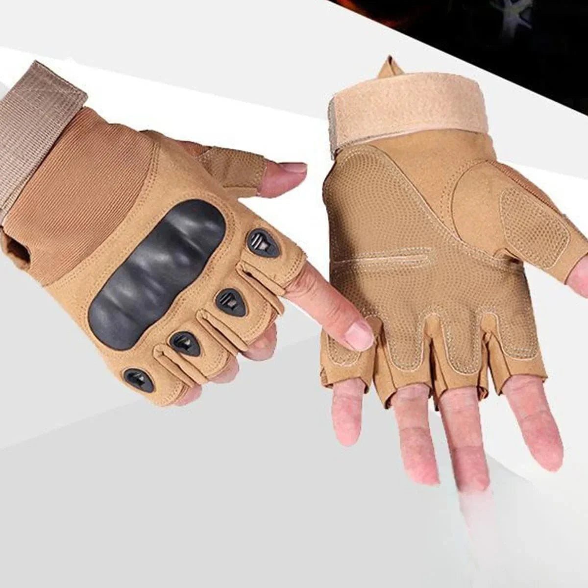 NOMAD F1 – Tactical Fingerless Gloves, Ultra-Light Combat Grip, Summer Ops