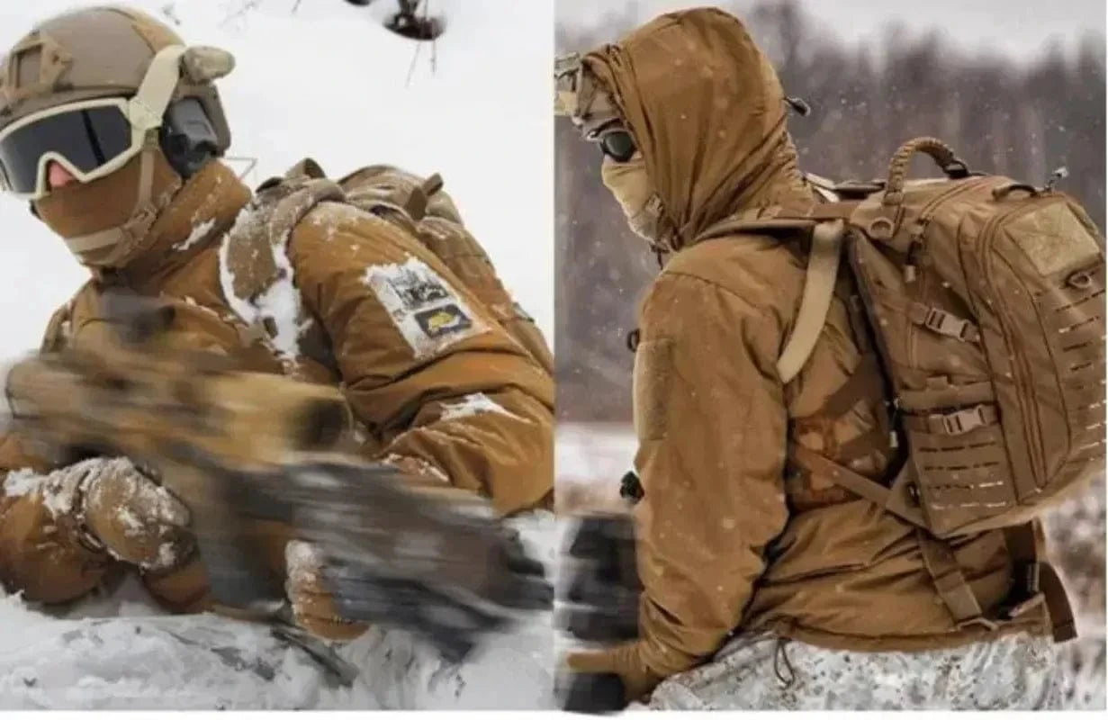 L7 Winter Warm Waterproof Jacket Parkas Men Windbreaks Hunting Tactical Hunting Camping Hiking Down Jacket Polar Region Coat