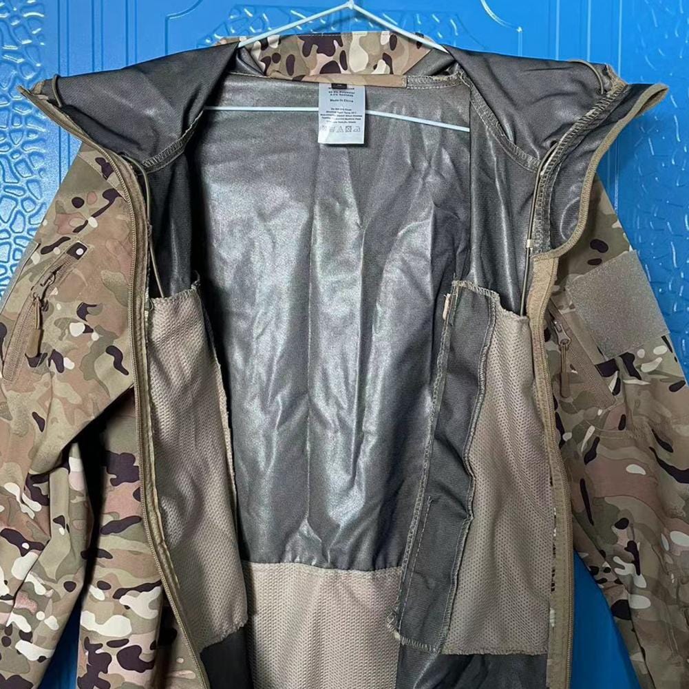 Men Jackets Military Field Windbreaker Men Waterproof Coat Hoodie Men Hunting Army Zipper Hooded Jacket Outerwear