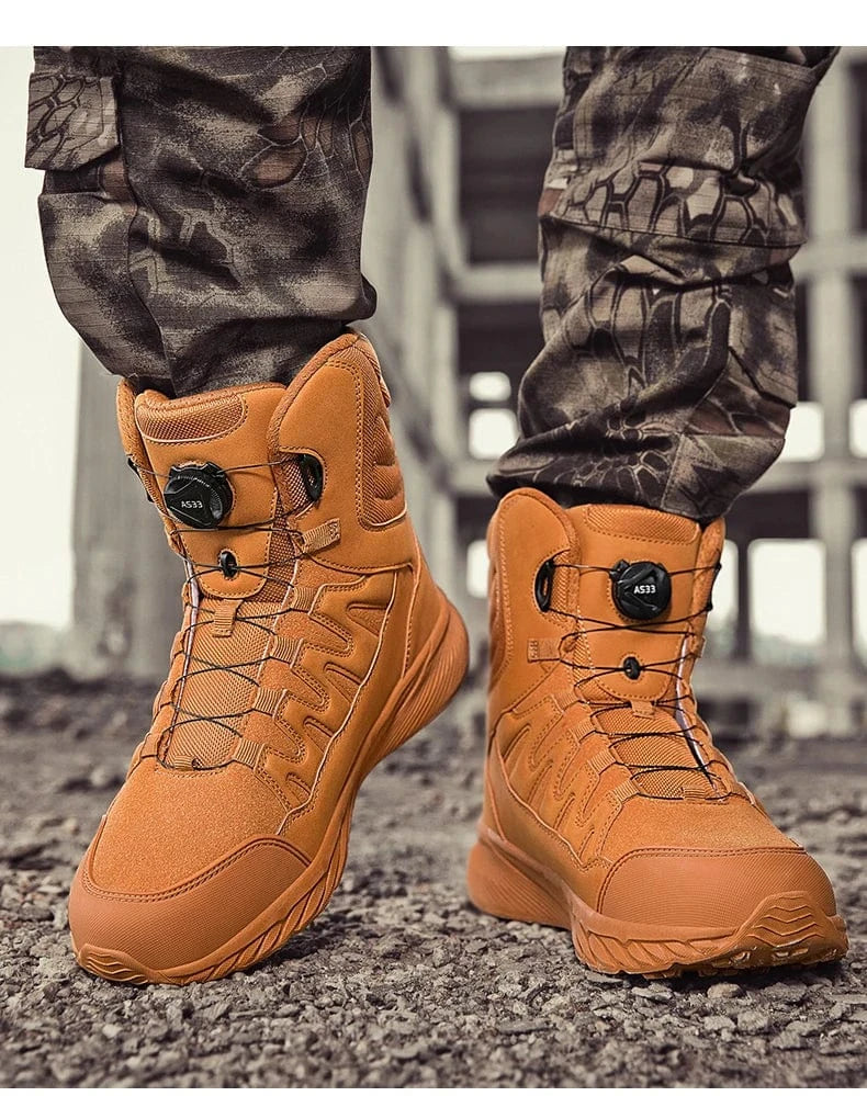 RAIDCORE V6 – Tactical Ankle Boots, Zip-Up, Waterproof, Desert-Ready Combat Sole