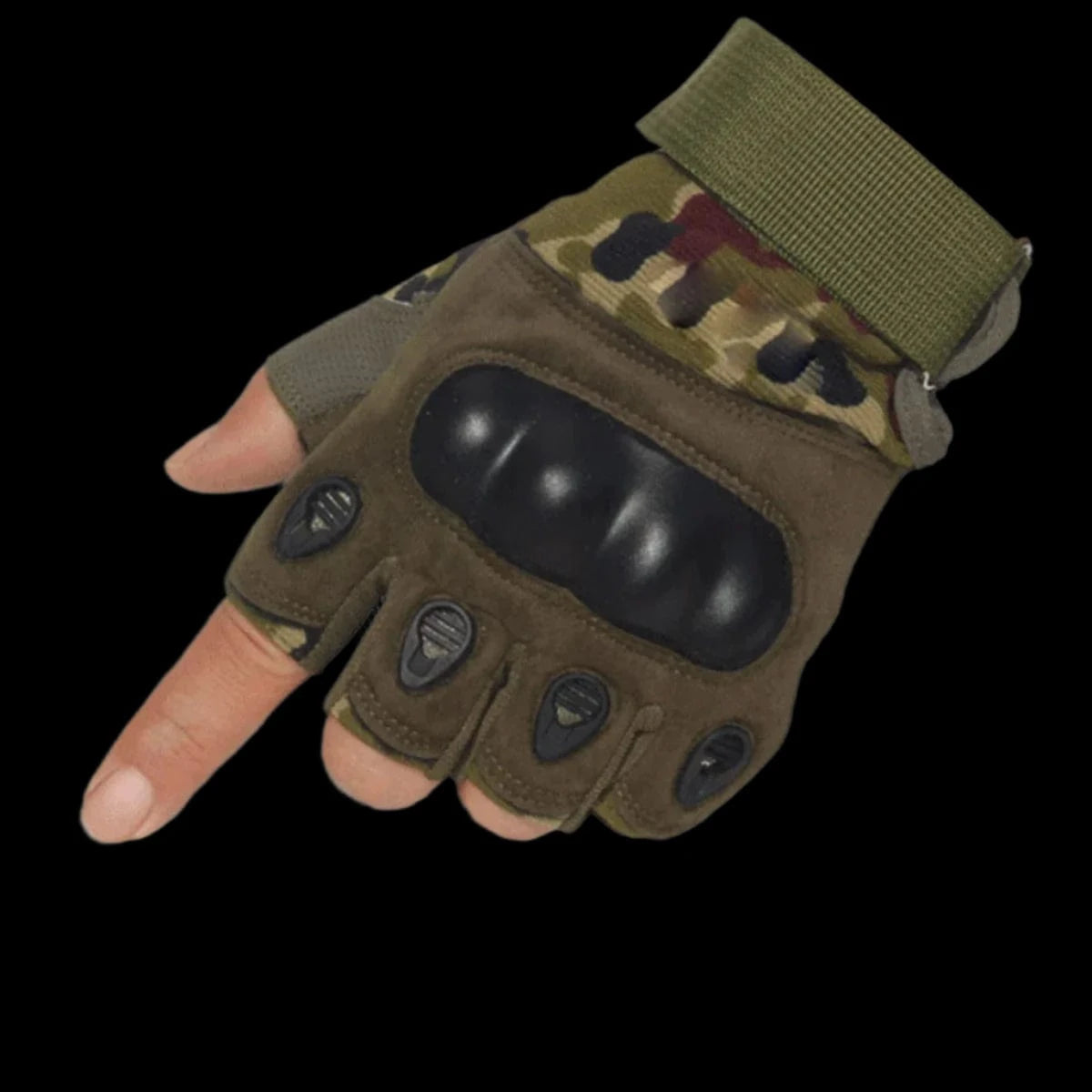 NOMAD F1 – Tactical Fingerless Gloves, Ultra-Light Combat Grip, Summer Ops