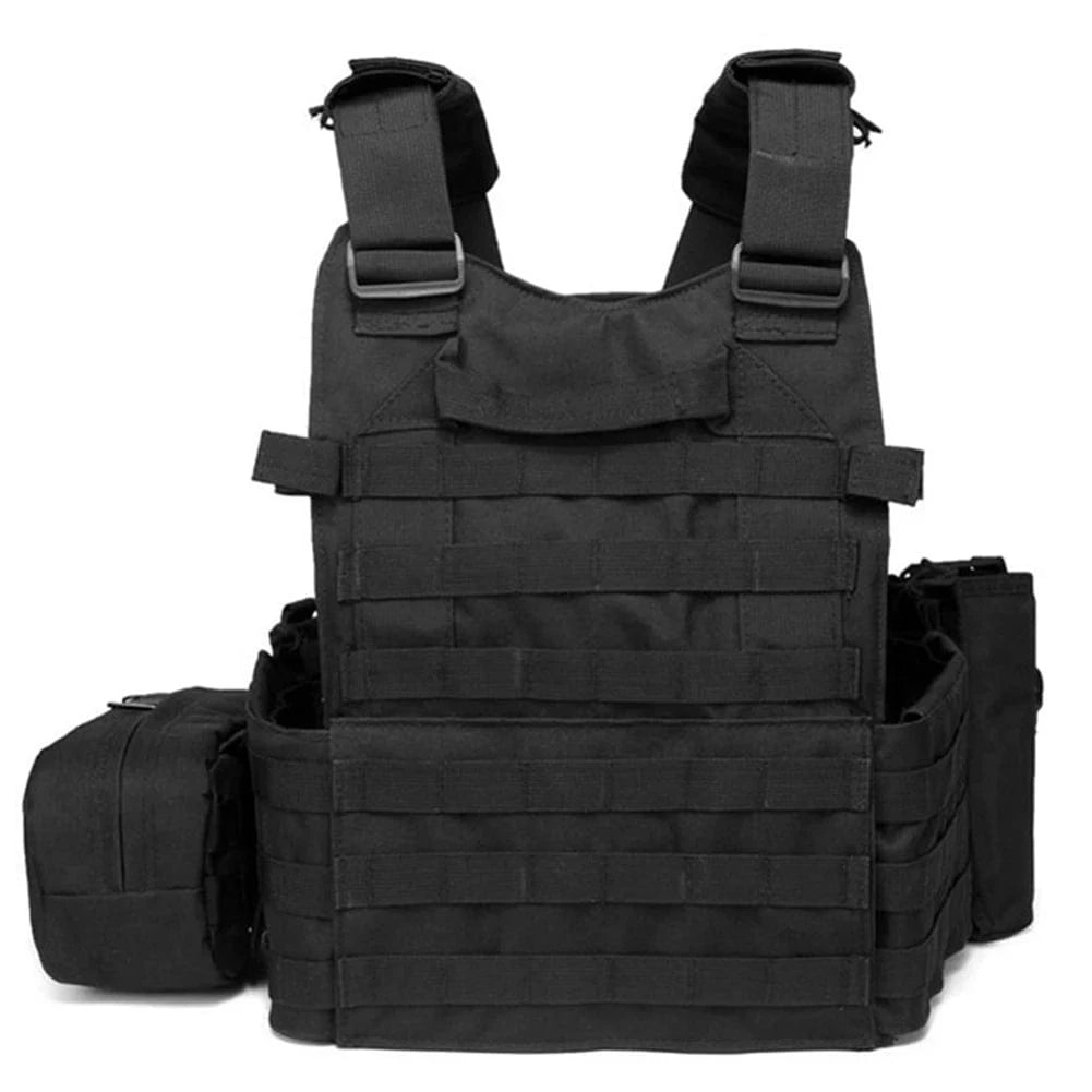 STRIKEWRAITH V2 – 600D MOLLE Tactical Vest, Adjustable Plate Carrier, Ops-Ready Loadout Rig