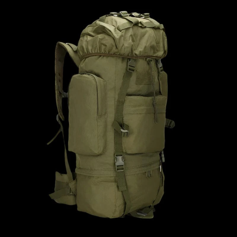 WARPATH MK2 – 100L Tactical Field Backpack With Internal Frame & Rain Shield