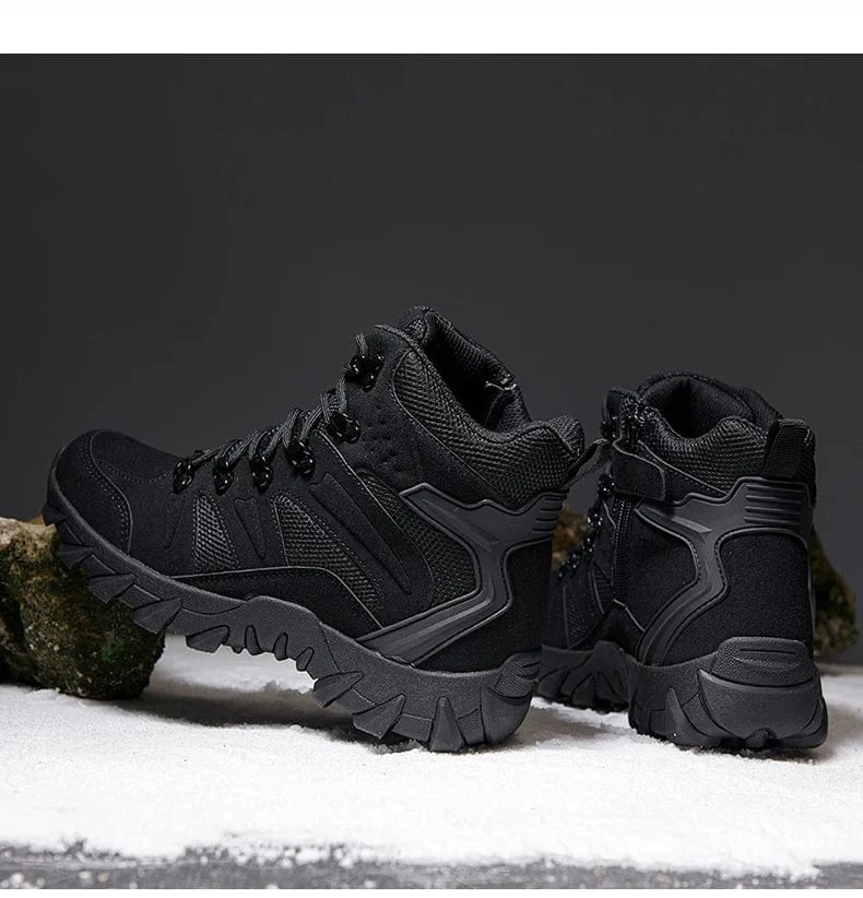 HELLRAID X7 – Tactical Combat Boots, Side-Zip, Mid-Calf, Reinforced Sole, Ops-Ready