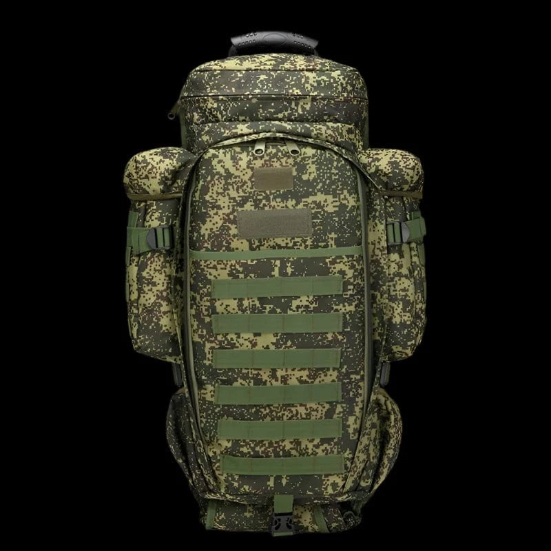 RAKURS MK2 – Russian EMR Camo Special Forces Tactical Rucksack (60L–70L Modular Assault Pack)