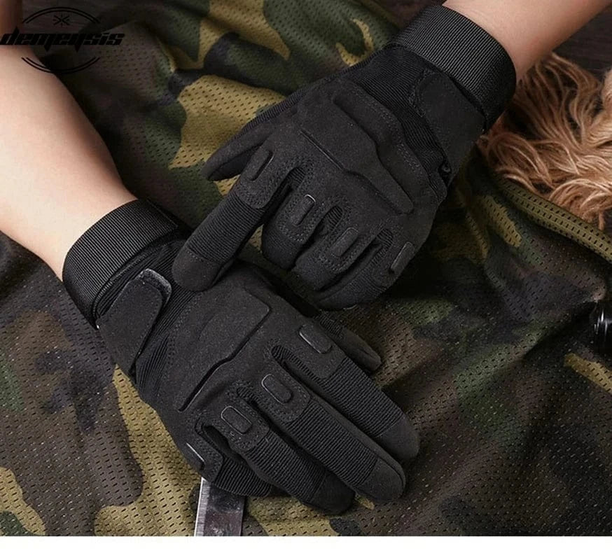 WARCLAW V2 – Shock-Resist Tactical Combat Gloves (Full Finger)