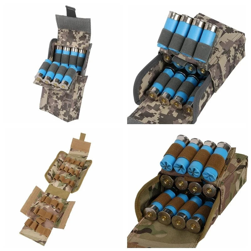 WARBELT V25 – 25-Round Tactical 12 Gauge Shotgun Shell Pouch (MOLLE Waist-Ready)